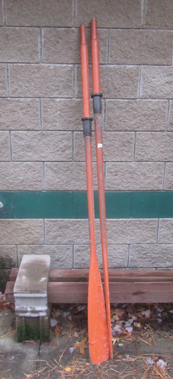 Pair Of Boat Oars