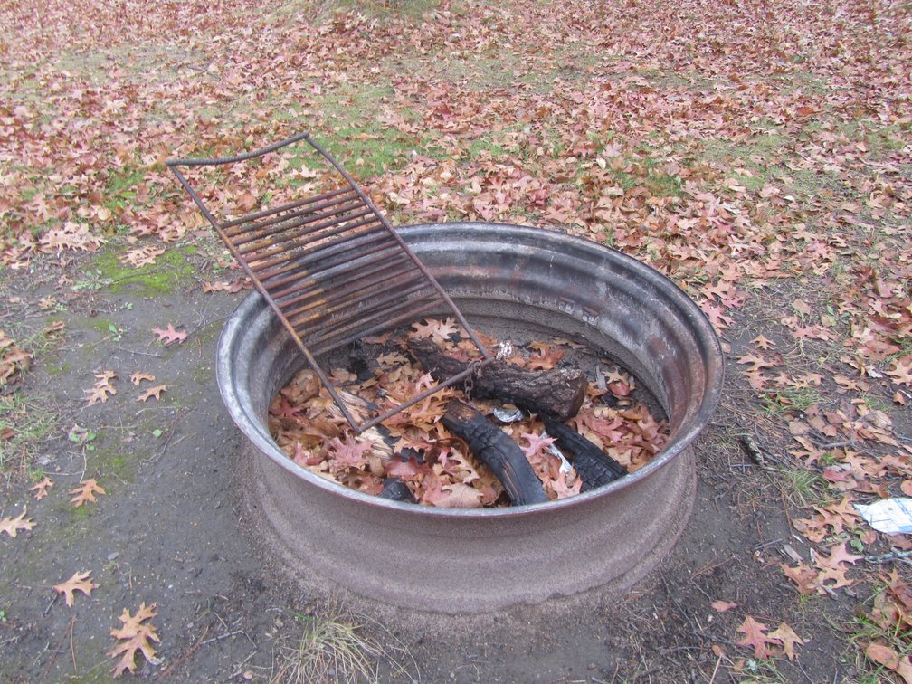 Tractor Rim Fire Pit Ring And Rebar Grill Grate
