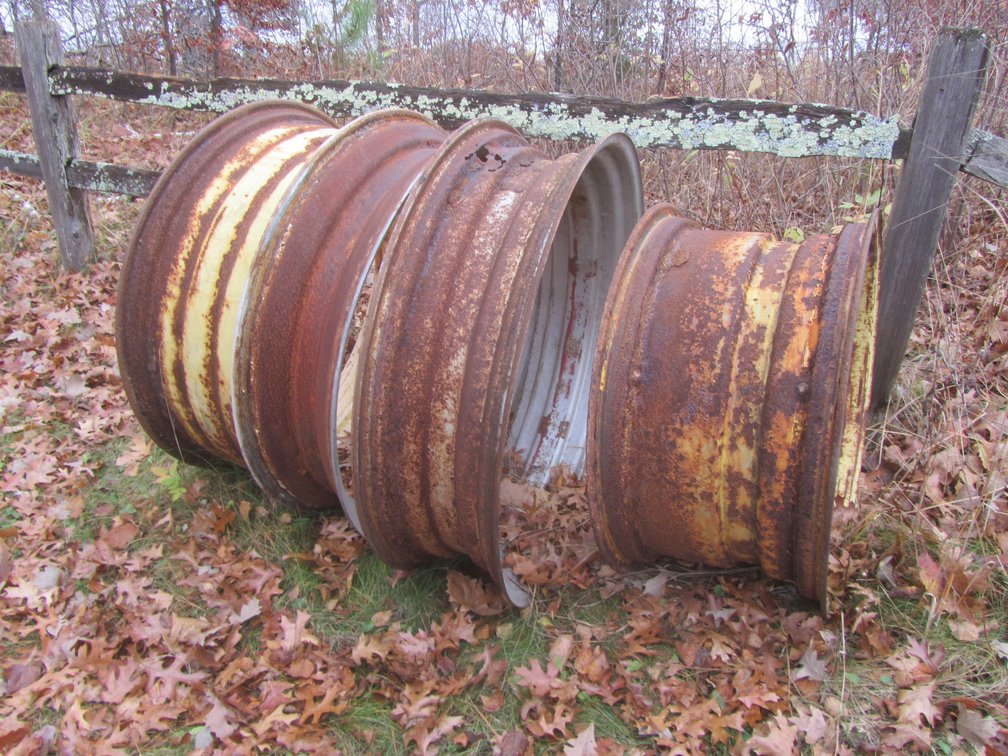 (4) Vintage Tractor Rims