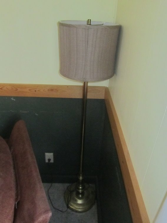 Metal Floor Lamp W/Shade