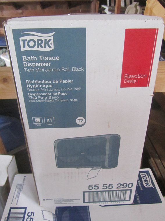 Tork Twin Mini Jumbo Roll Bath Tissue Dispenser