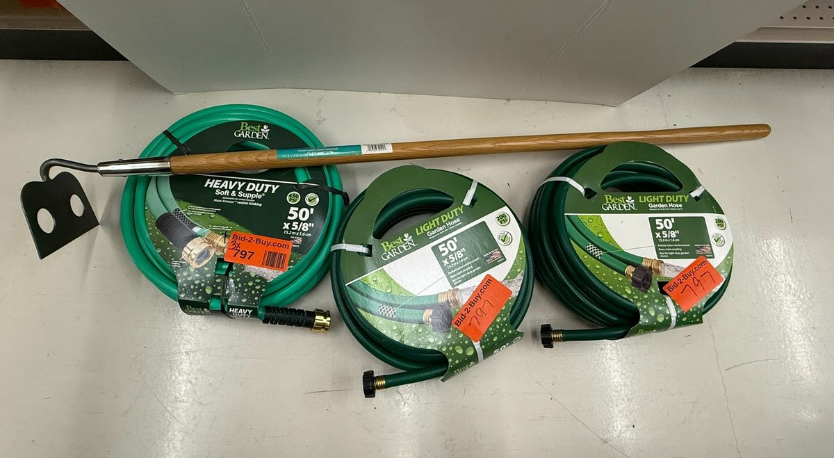 (3) Garden Hoses