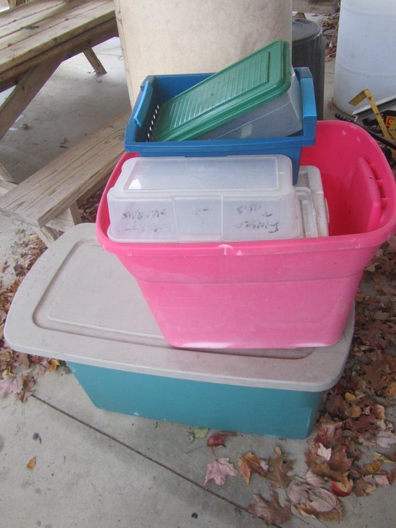 Lot Of Assorted Tubs/Storage Containers