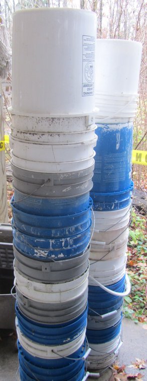 Large Lot Of Buckets
