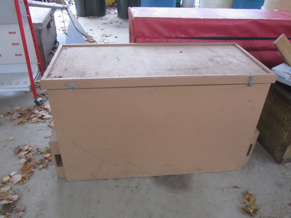 Wood Camping Storage Box