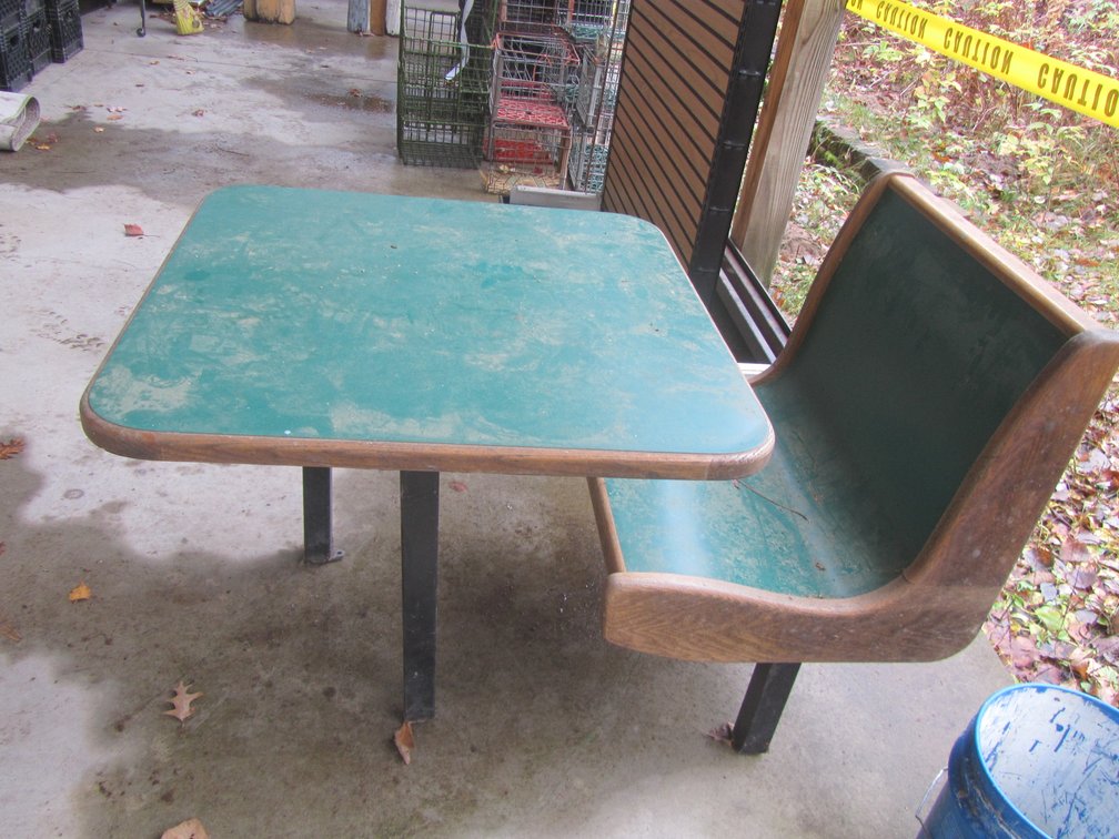 Restaurant Style Table w/Booth Chair
