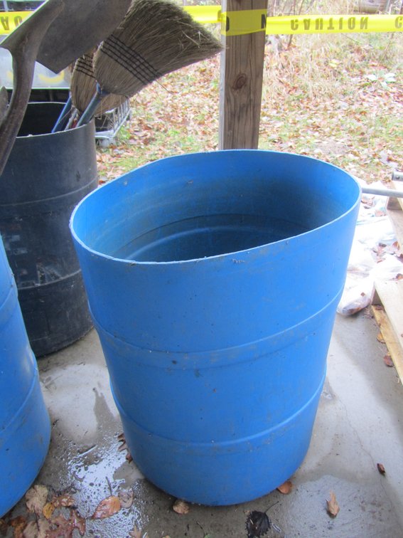 Large Plastic Barrel
