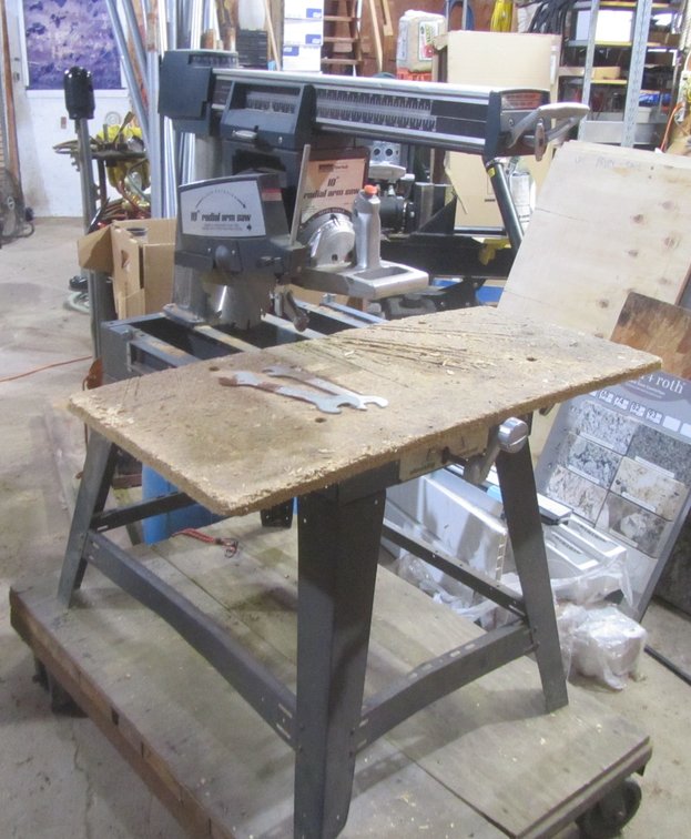 Montgomery Ward PowrKraft 10" Radial Arm Saw