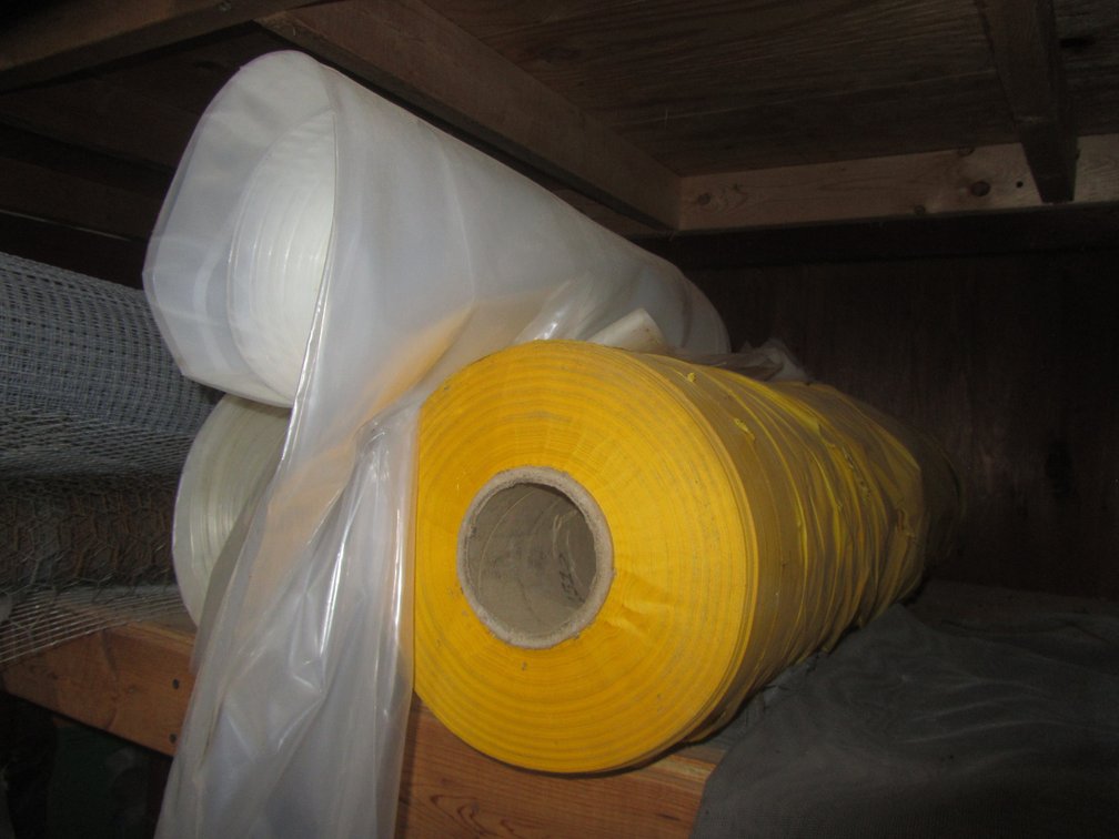Lot Of Plastic Sheeting