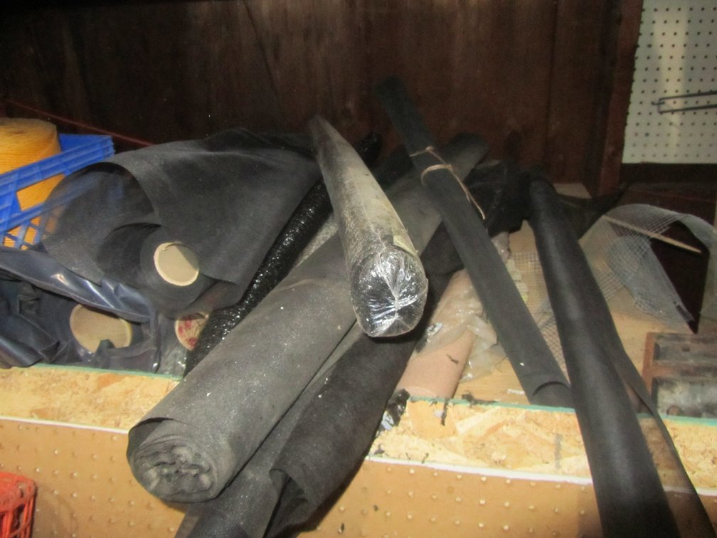 Lot Of Assorted Netting And Screen Rolls