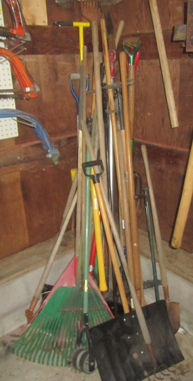 Large Lot Of Assorted Lawn And Garden Tools