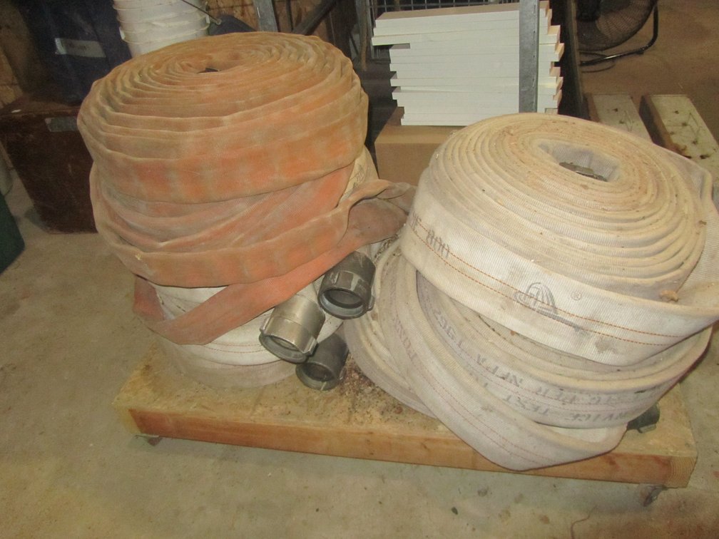 (9) Assorted Vintage Fire Hoses