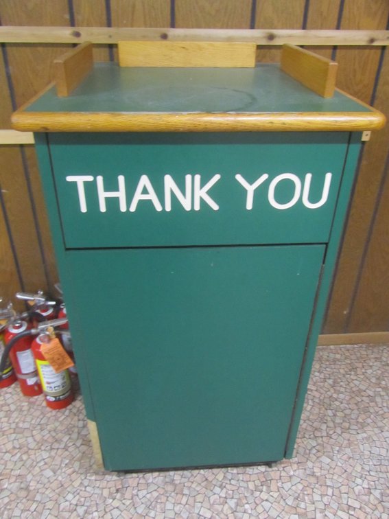 Wood Garbage Bin Cabinet