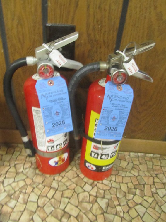 (2) Badger 5lb Dry Chemical Fire Extinguishers