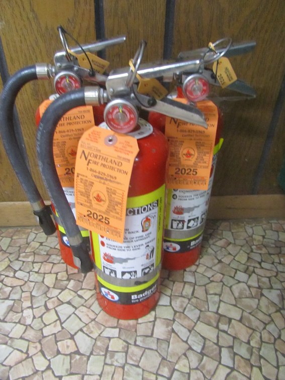 (3) Badger 5lb Dry Chemical Fire Extinguishers