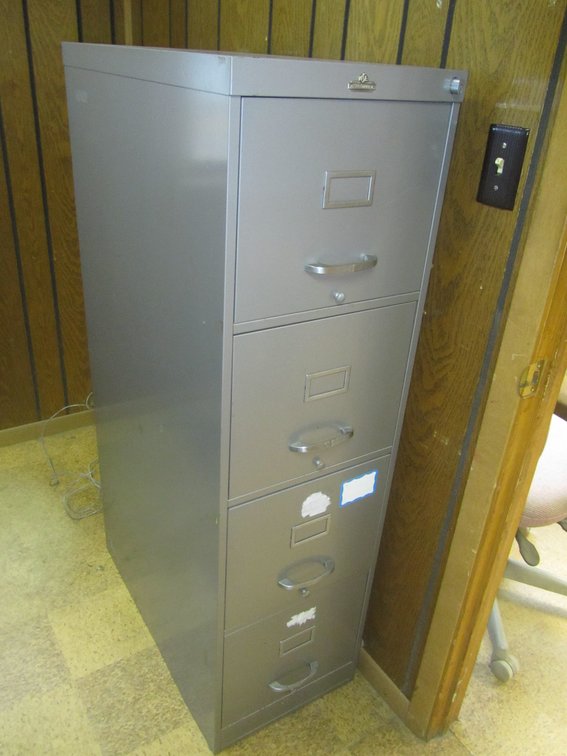 Metal 4-Drawer Filing Cabinet
