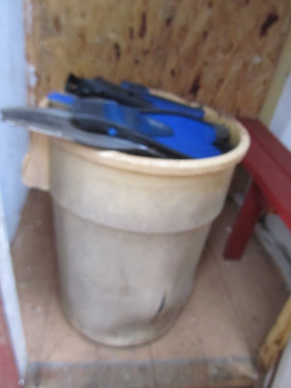 Barrel Of Swimming Fins