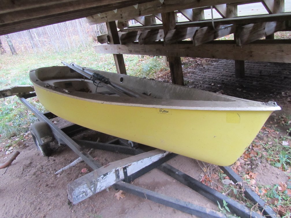 AMF Puffer 12' Fiberglass Sail Boat