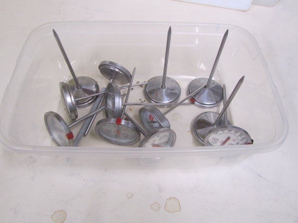 (12) Assorted NSF Meat Thermometers