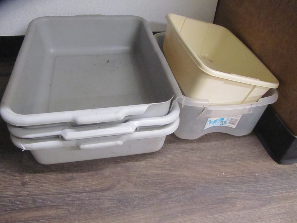 Lot Of Bus Tubs And More