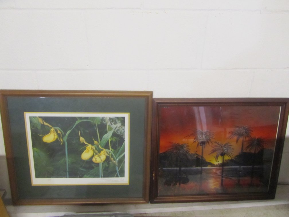 (2) Framed Art Pieces