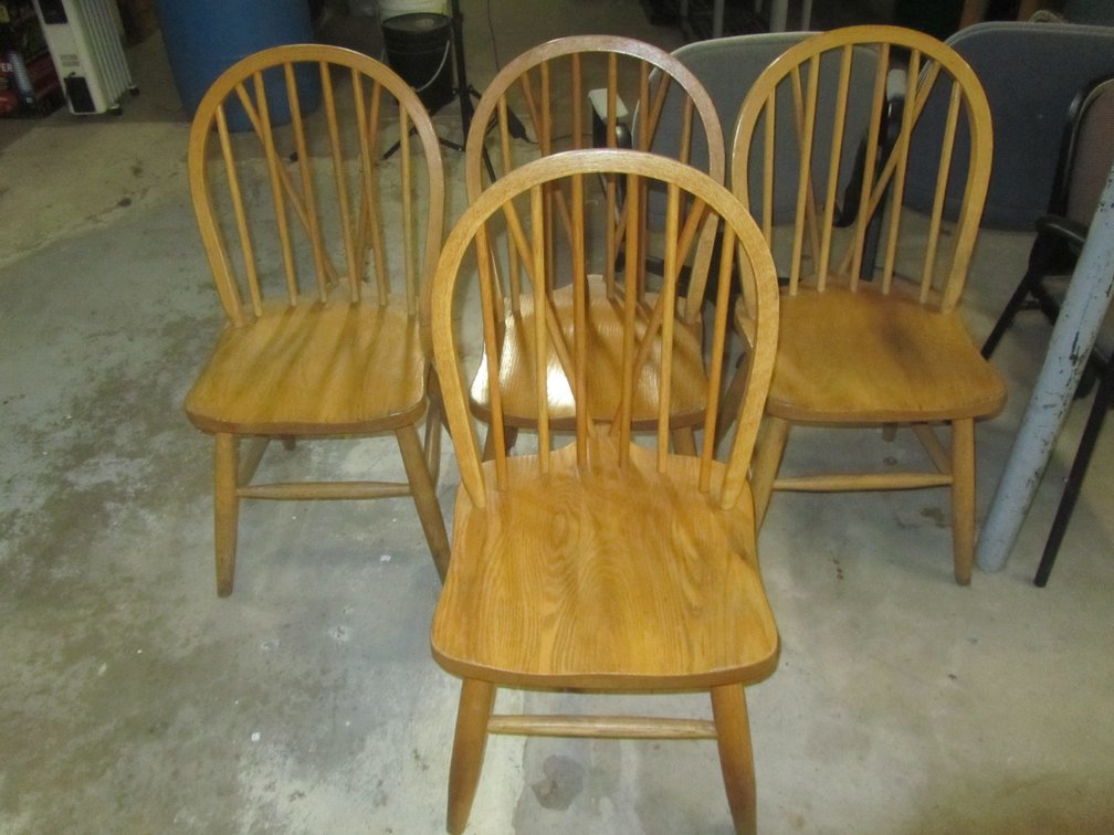 (4) Wood Chairs