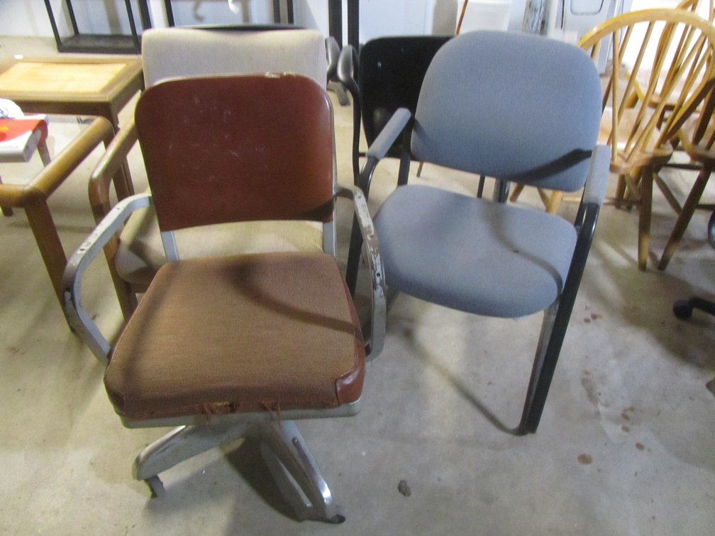 (2) Lobby Chairs And Office Chair