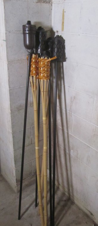(6) Tiki Torches