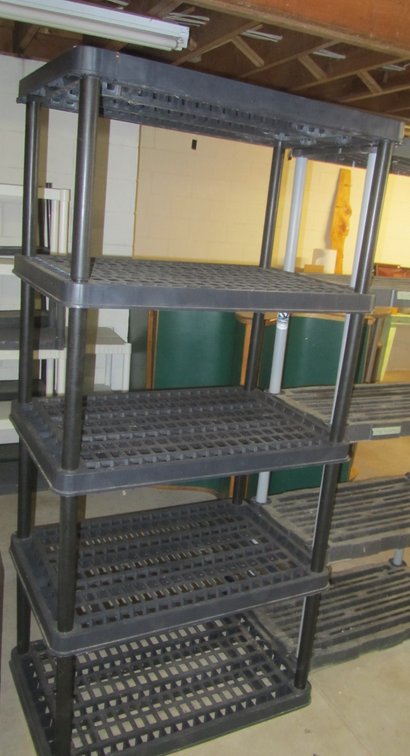 5-Tier Plastic Shelving Unit