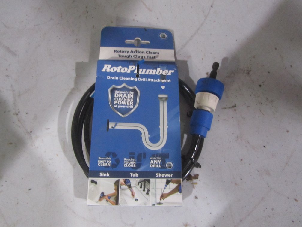 RotoPlumber Drain Cleaning Drill Attachment