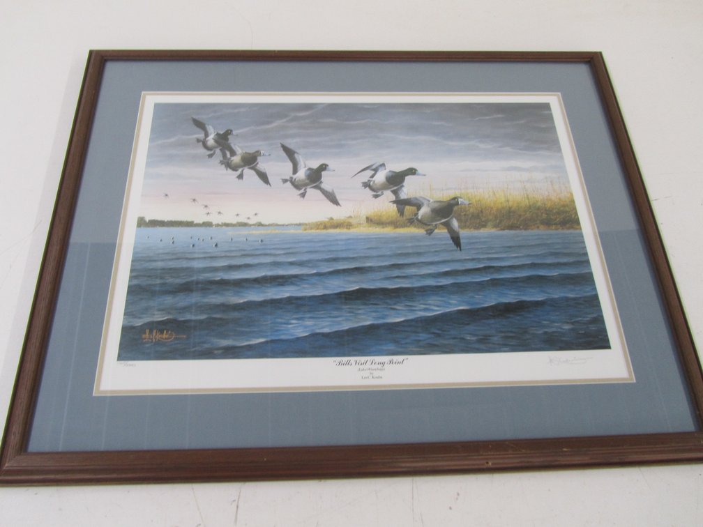 "Bills Visit Long Point" (Lake Winnebago) By Les C. Kouba