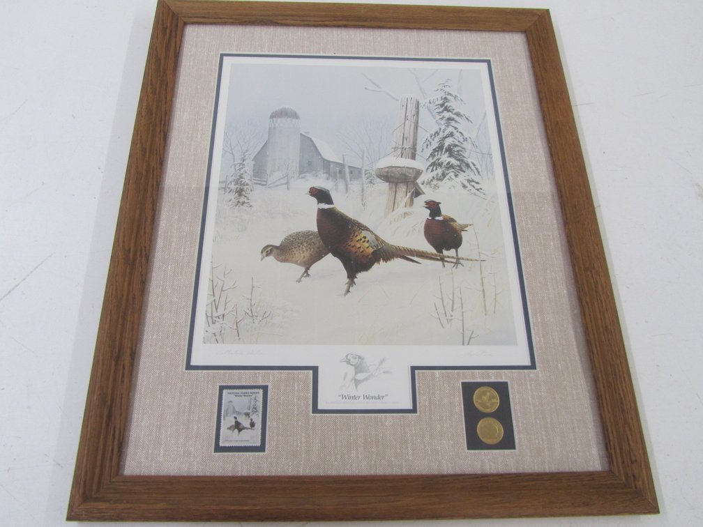 "Winter Wonder" By Leo Stans Collector's Edition Signed Stamp Print