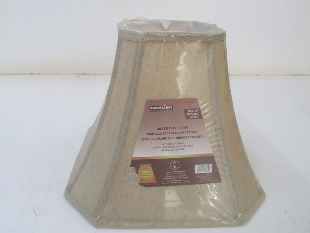 Catalina Lighting Silken Toast Shade