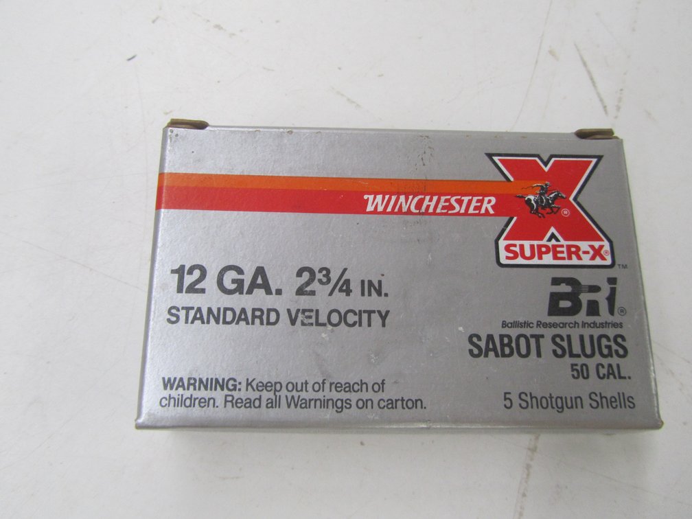 (5) 12ga 2-3/4" Sabot Slugs