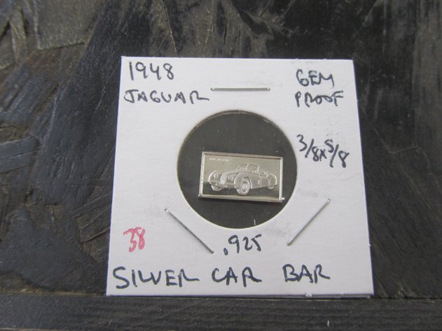 Image for 1948 Jaguar .925 Silver Car Bar