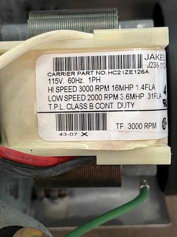 Image for Inducer Motor Assembly Kit