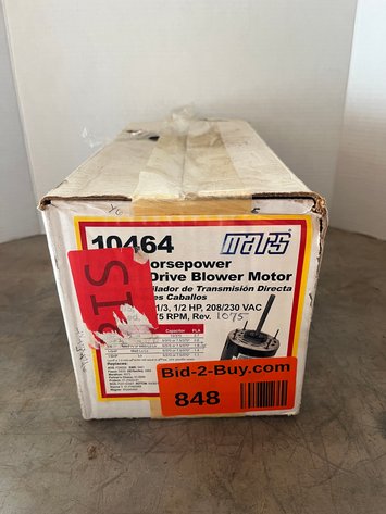 Image for Mars Multi-Horsepower Direct Drive Blower Motor