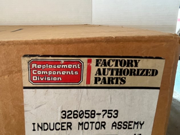 Image for Inducer Motor Assembly