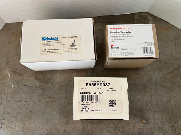 Image for (3) Assorted Valves