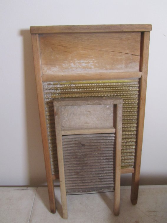 (2) Vintage Washboards