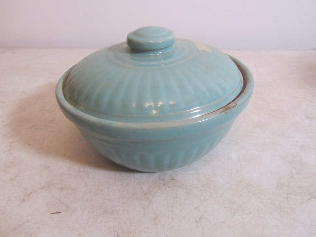 Vintage Stoneware Bowl w/Lid