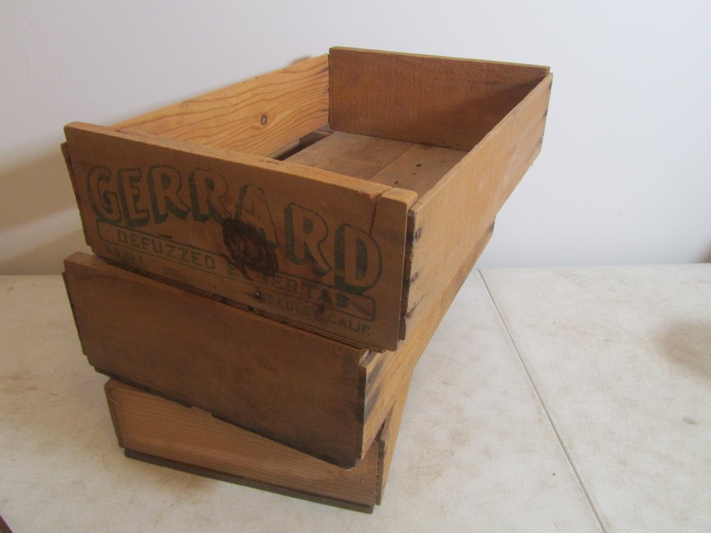 (3) Vintage Fruit Crates