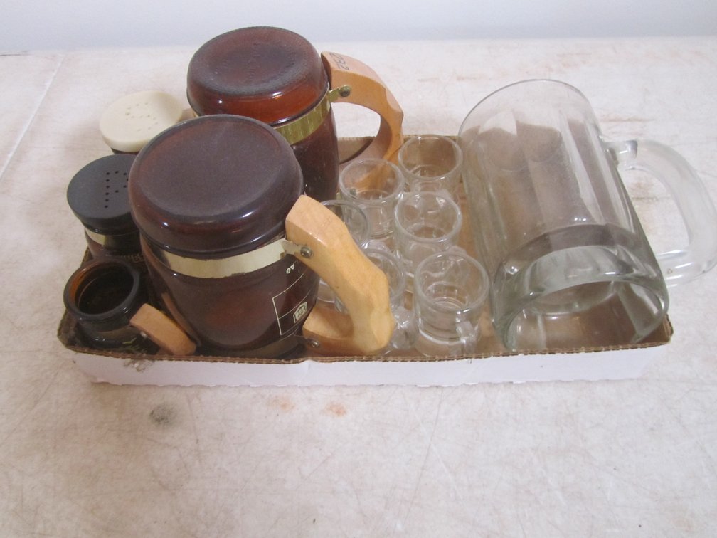 Flat Of Assorted Glassware