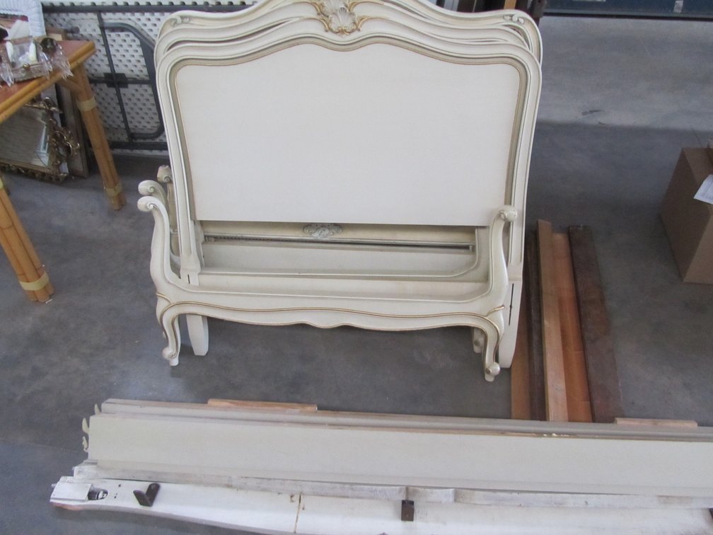 (3) Vintage Wood Single Size Bed Frame Sets
