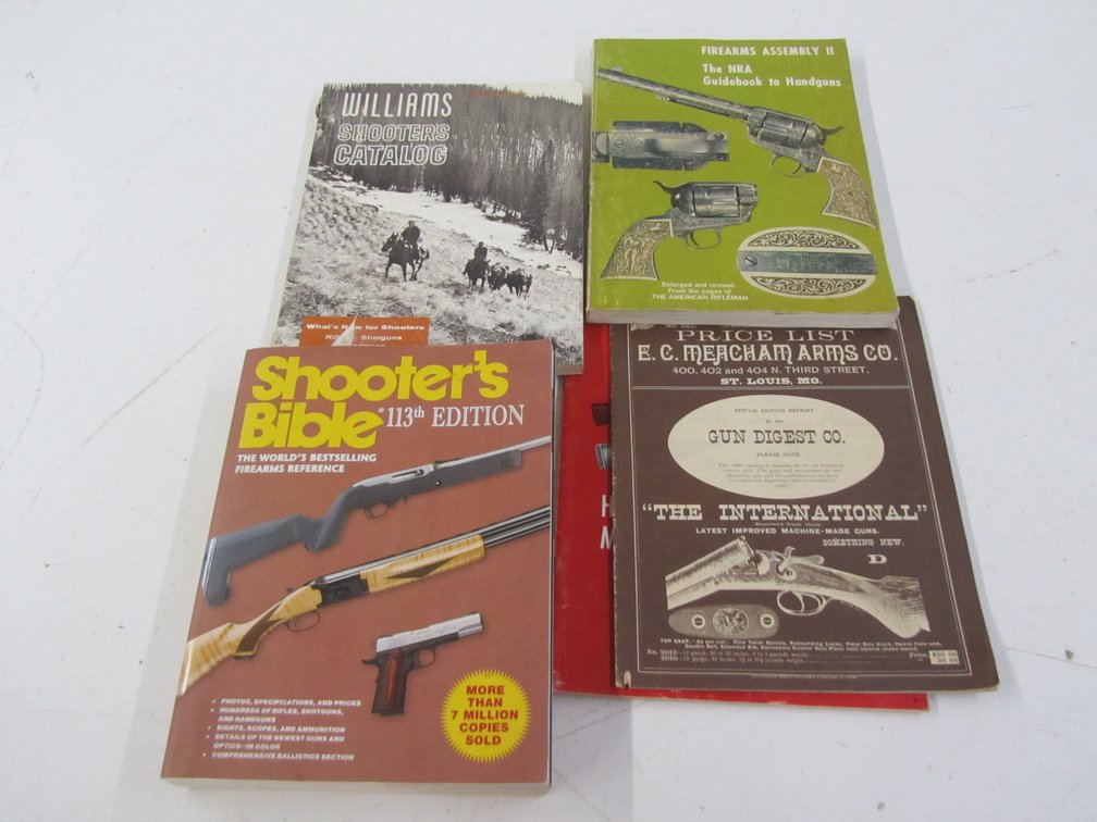 (5) Assorted Vintage Gun Books