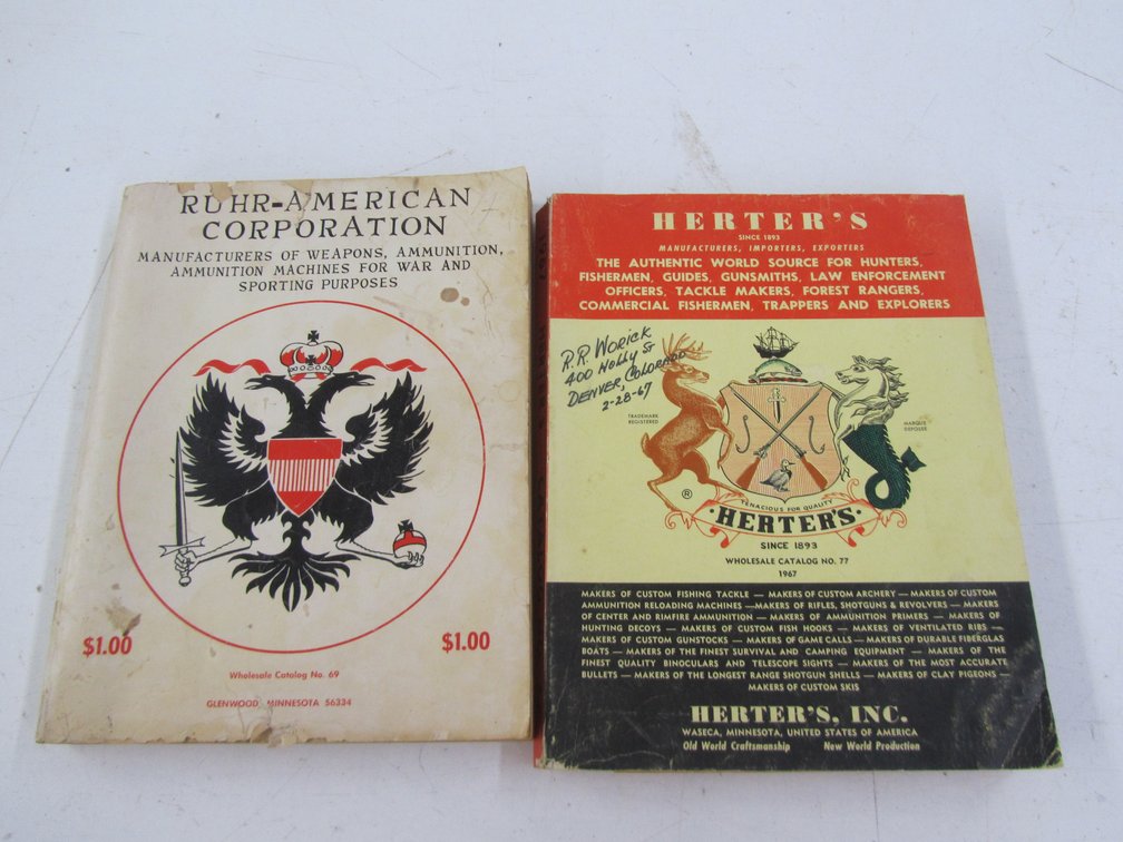 (2) Vintage Gun Accessory Catalogs