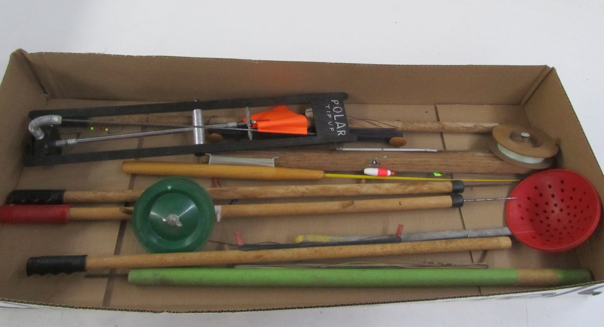 Lot Of Ice Fishing Gear
