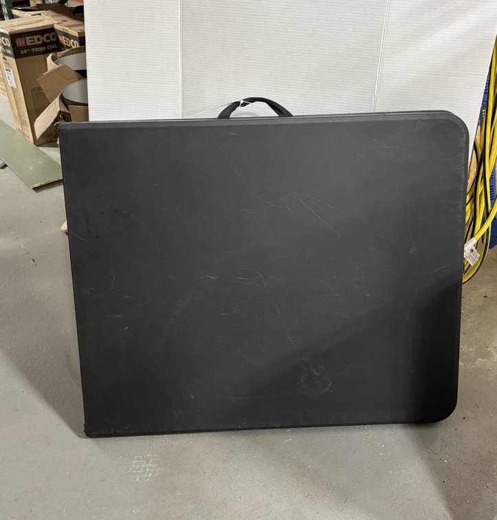 Black 6' Bifold Folding Table