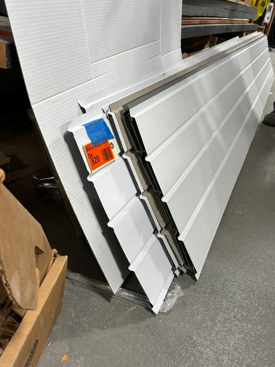 (10) Assorted Color 12' soffit