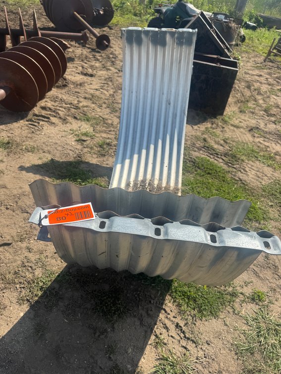 (2) 77" x 2' Galvanized Retainer
